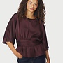 Neo Noir Satijnen Blouse Annegret 166830 - 174 Burgundy