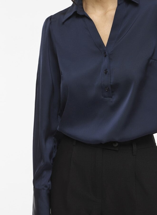 Vila Blouse VIENNA 14117549 - Navy Blazer