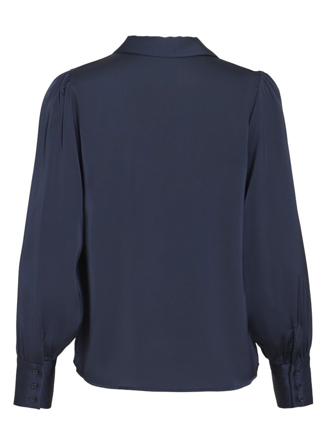 Vila Blouse 14117549 - Navy Blazer