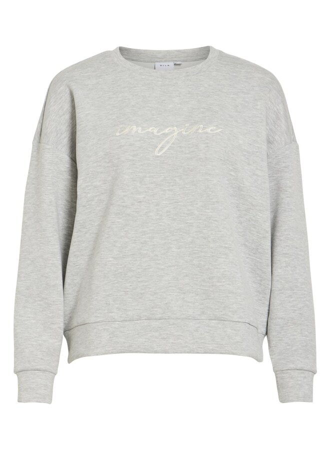 Vila Trui 14112028 - S Light Grey Melange