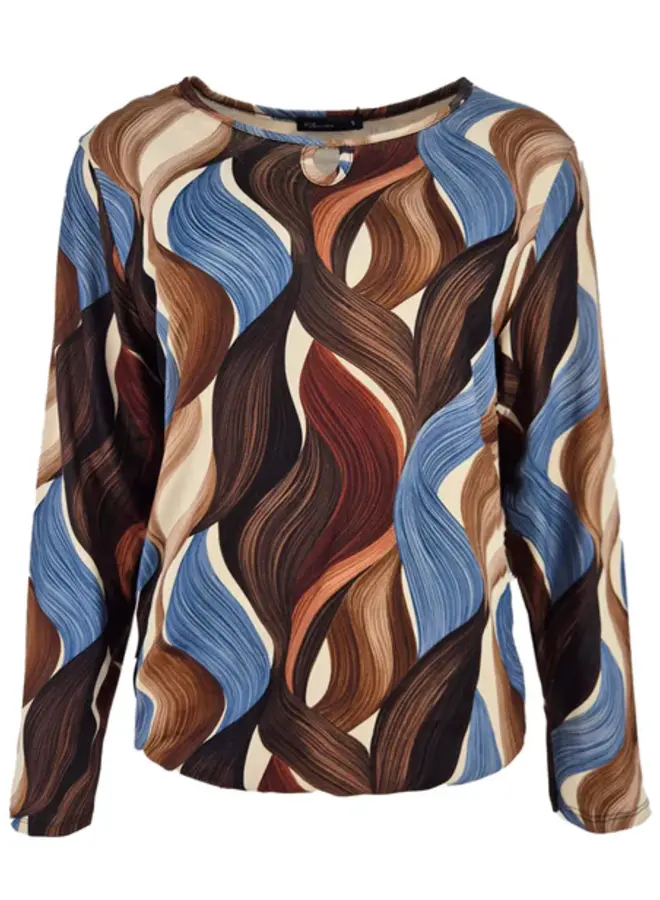 FOS Fashion Top Blouson Twist 7656 Mimi - 420 Jeans