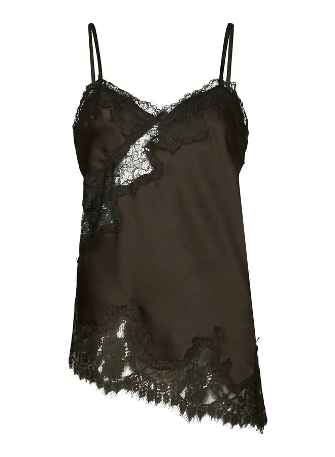 Neo Noir Lace Top 167409 Viole - 676 Dark Brown