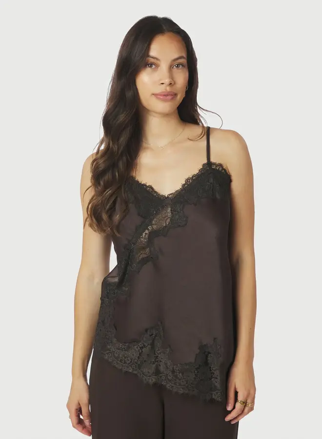 Neo Noir Lace Top 167409 Viole - 676 Dark Brown