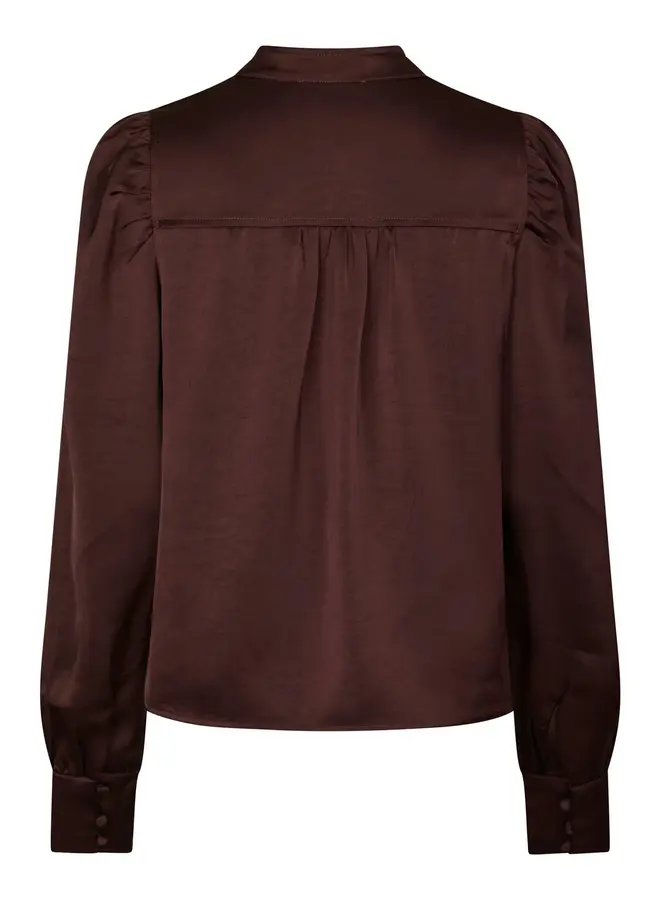 Neo Noir Blouse 163769 Rosslyn Heavy Sateen - 174 Burgundy