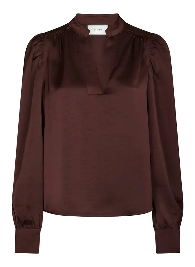 Neo Noir Blouse 163769 Rosslyn Heavy Sateen - 174 Burgundy