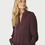 Neo Noir Blouse 163769 Rosslyn Heavy Sateen - 174 Burgundy