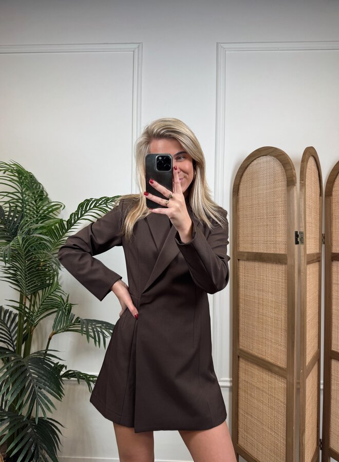 Blazer Dress Pien - Brown