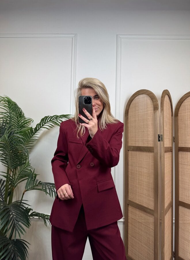 Blazer Silvi - Burgundy