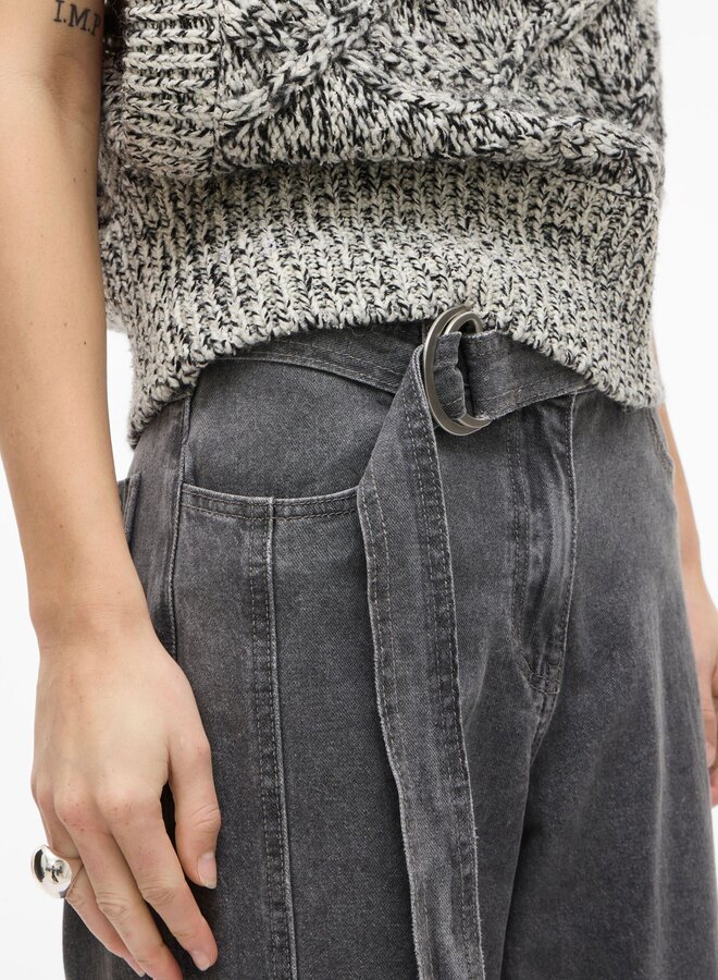 Vila Wide Leg Jeans 14113139 - Navy Blazer