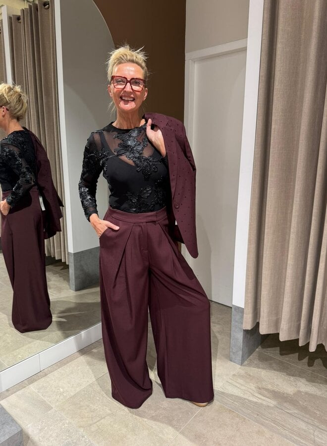 Pantalon Kevser - Burgundy