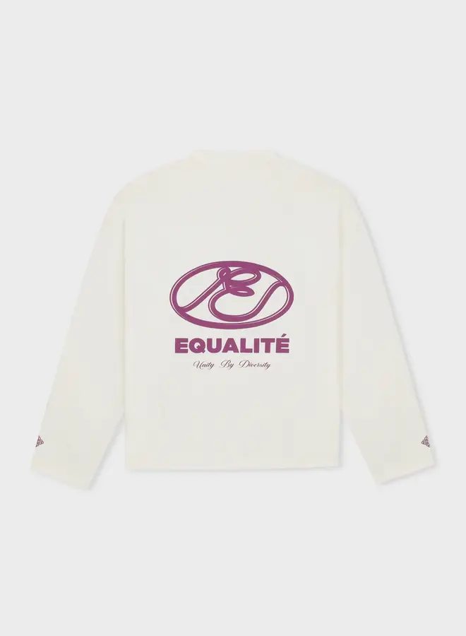 Equalite Longsleeve EQ.25.14.13.4.123 - 123 Off-White & Deep Purple