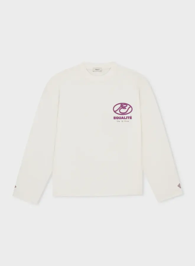 Equalite Longsleeve EQ.25.14.13.4.123 - 123 Off-White & Deep Purple