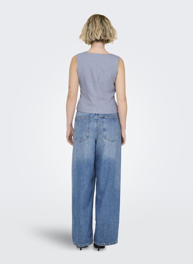 Only Gilet ONLLINDA 15336753 - Vintage Indigo