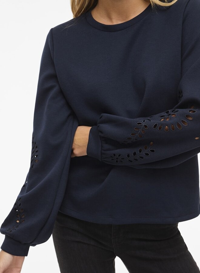 Vila Sweater VISANDY 14114310 - Navy Blazer