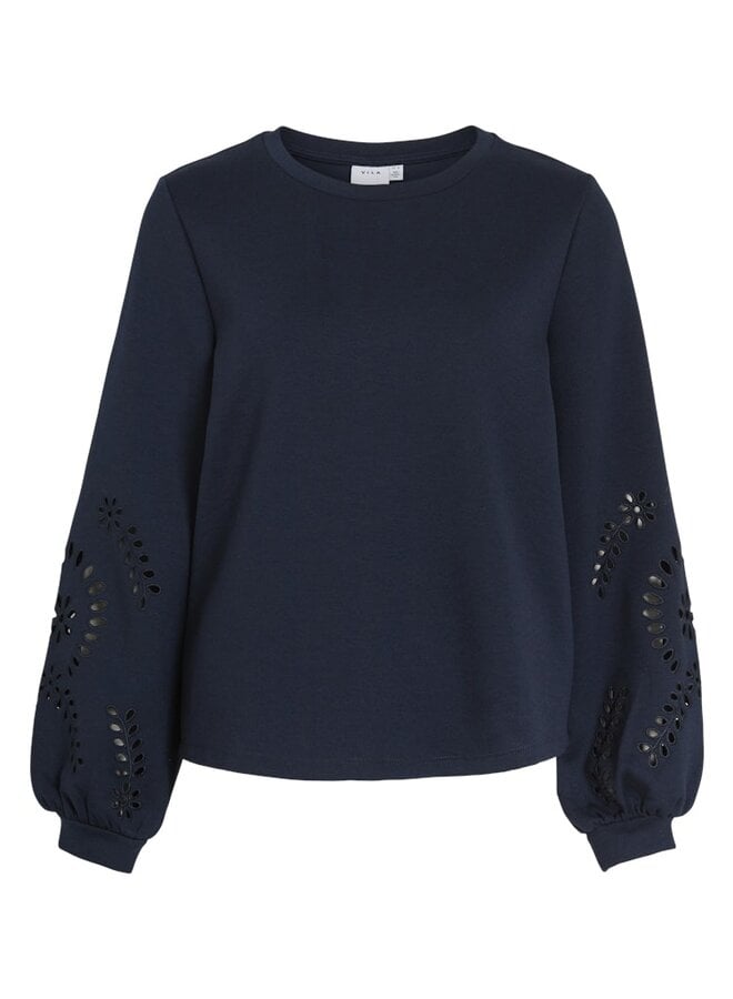 Vila Sweater VISANDY 14114310 - Navy Blazer