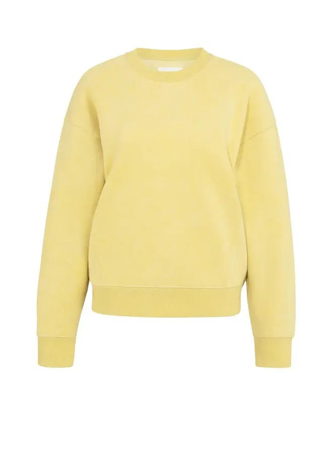 Yaya Sweater Met Gewassen Effect 01-109106-601 - 40626 Dried Moss Green