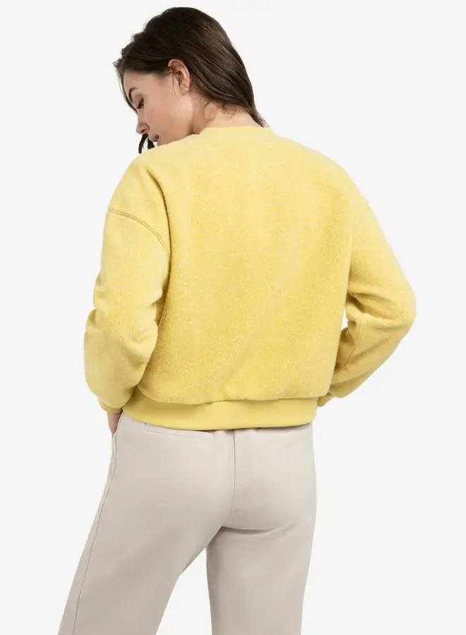 Yaya Teddy Sweater 01-109104-601 - 406262 Dried Moss Green Melange