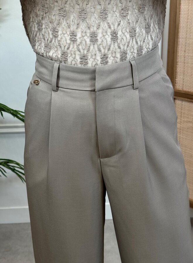 Ambika Pantalon Gris - Light Taupe