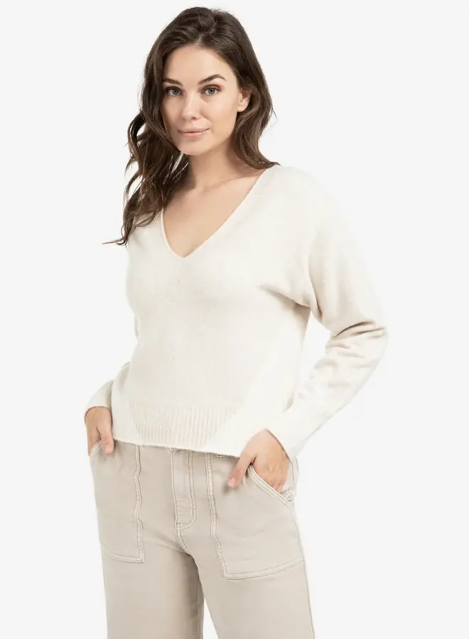 Gebreide trui 01-000544-601 - 990401 - Heather Grey Dessin