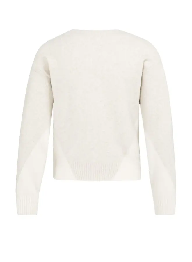 Yaya Gebreide trui 01-000544-601 - 990401 - Heather Grey Dessin