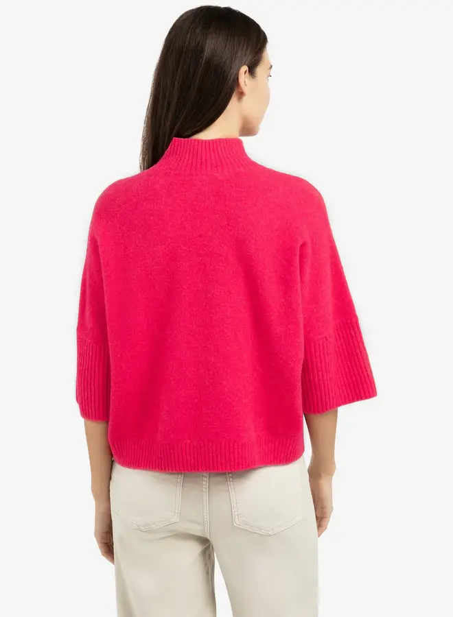 Yaya Trui Driekwart Mouwen 01-000437-601 - 818522 - Rose Red Melange