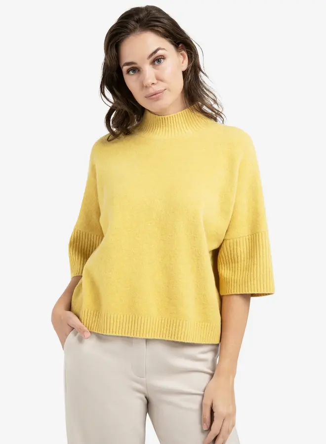 Yaya Trui  Driekwart Mouwen 01-000437-601 - 406262 - Dried Moss Green Melange