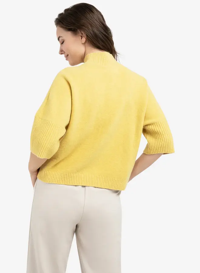 Yaya Trui  Driekwart Mouwen 01-000437-601 - 406262 - Dried Moss Green Melange