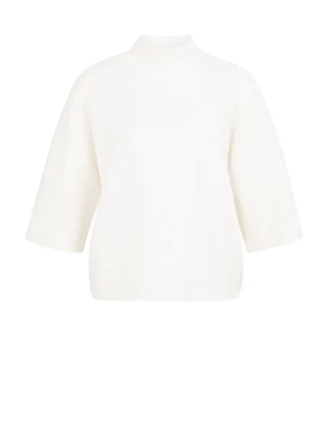 Yaya Trui Driekwart Mouwen 01-000437-601 - 100022 - Snowfall White Melange