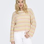 Only Pullover ONLASA 15339609 - Birch Stripes:Sunlight/Romance Rose