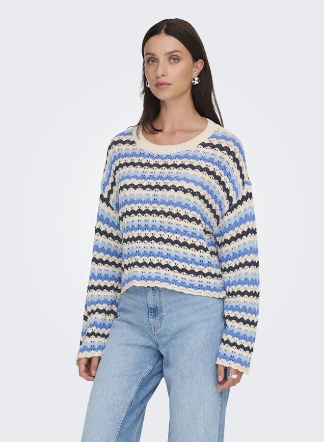 Pullover 15339609 - S Birch Stripes:Ultramarine/Soft Chambray/Navy Blr