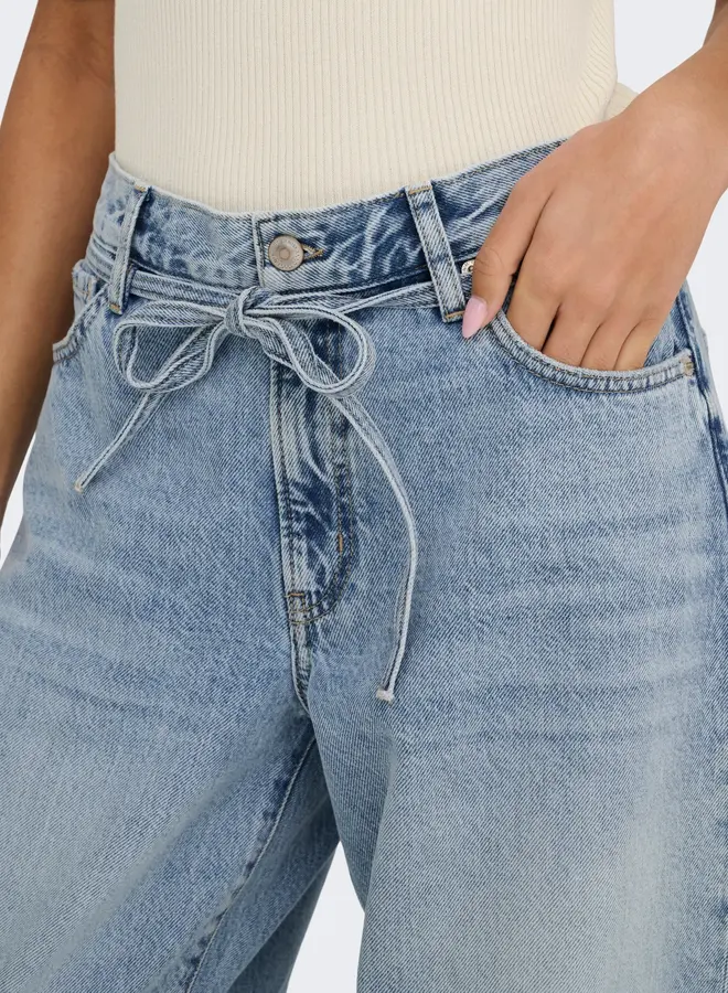 Only Barrel Jeans ONLGIANNA 15347093 - Light Blue Denim