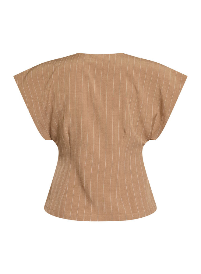 Sisters Point Top Evela-Ve2 19502  - Hazelnut Pinstripe