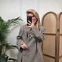 Ambika Oversized Blazer Jasmijn - Brown Grid