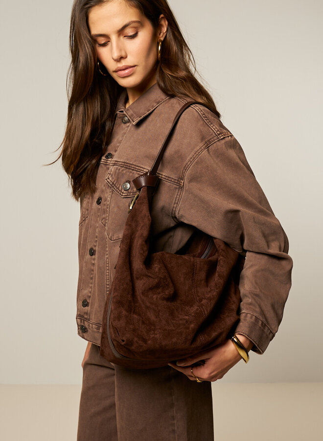 Tas MJ15242-0100 - Donker Bruin