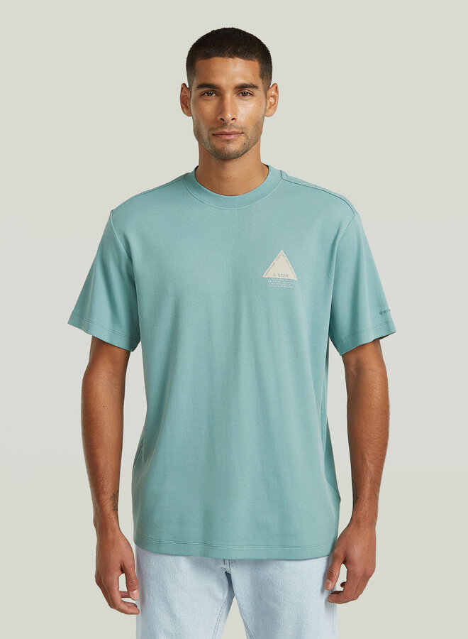 G-Star T-Shirt D28593-C812 - H868 Mineral Blue