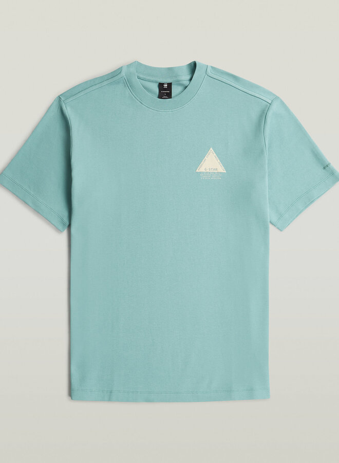 G-Star T-Shirt D28593-C812 - H868 Mineral Blue