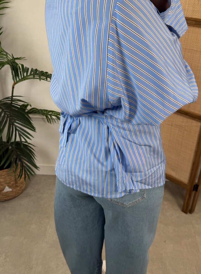 Greenfield Fashion Whispers in the dark - Blue Striped