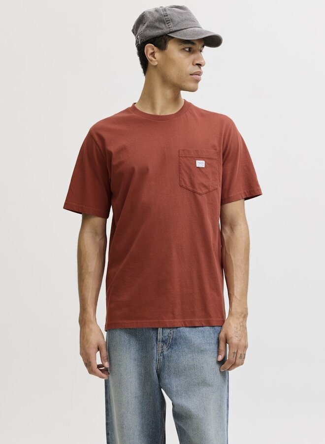 T-shirt JPRBLUCALEB 12293019 - Cowhide