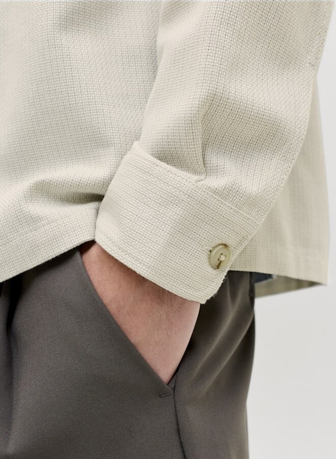 Jack & jones Linnen Overshirt JPRBLURAYLE 12291955 - Moonstruck