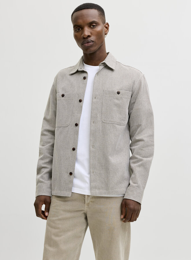 Jack & jones Linnen Overshirt JPRBLURAYLE 12291955 - Lemon Pepper