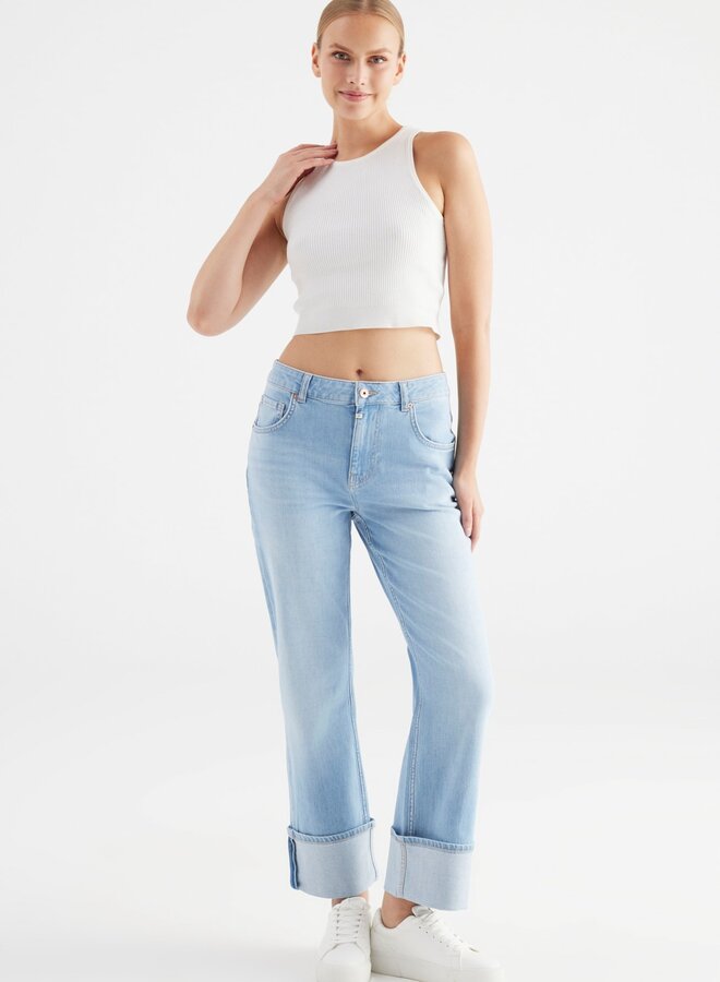 Cup of joe Straight Leg Jeans Ruby - Light Blue