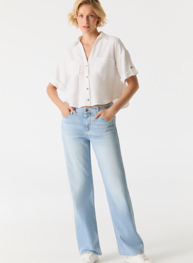 Cup of joe Wide Leg Jeans Nova - Light Blue