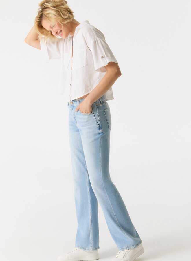 Cup of joe Wide Leg Jeans Nova - Light Blue