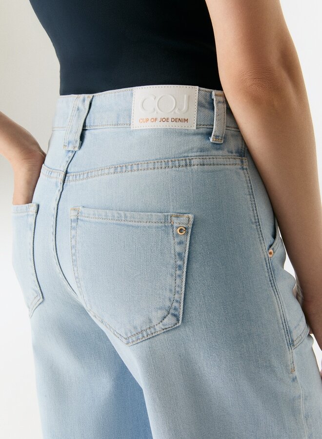 Cup of joe Wide Jeans Lulu - Aqua Blue