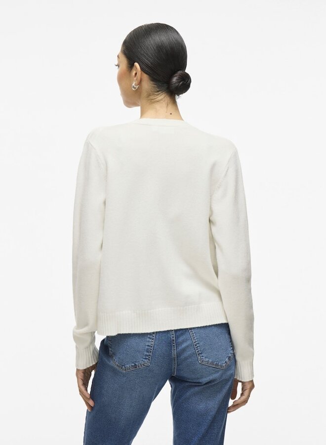 Vila Cardigan 14060800 - White Alyssum