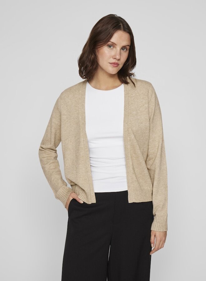 Vila Cardigan 14060800 Viril - Natural Melange