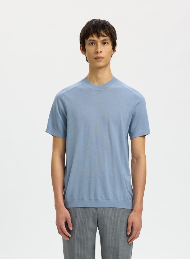 Selected Homme T-shirt 16096370 - Dusty Blue