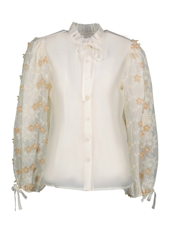 Amelie & Amelie Blouse Benthe A602 - Gesso