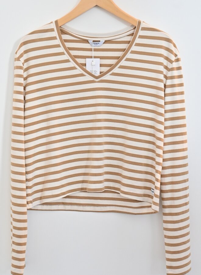 Penn&ink Top S26T1249 - 05/659 Ecru-Tani