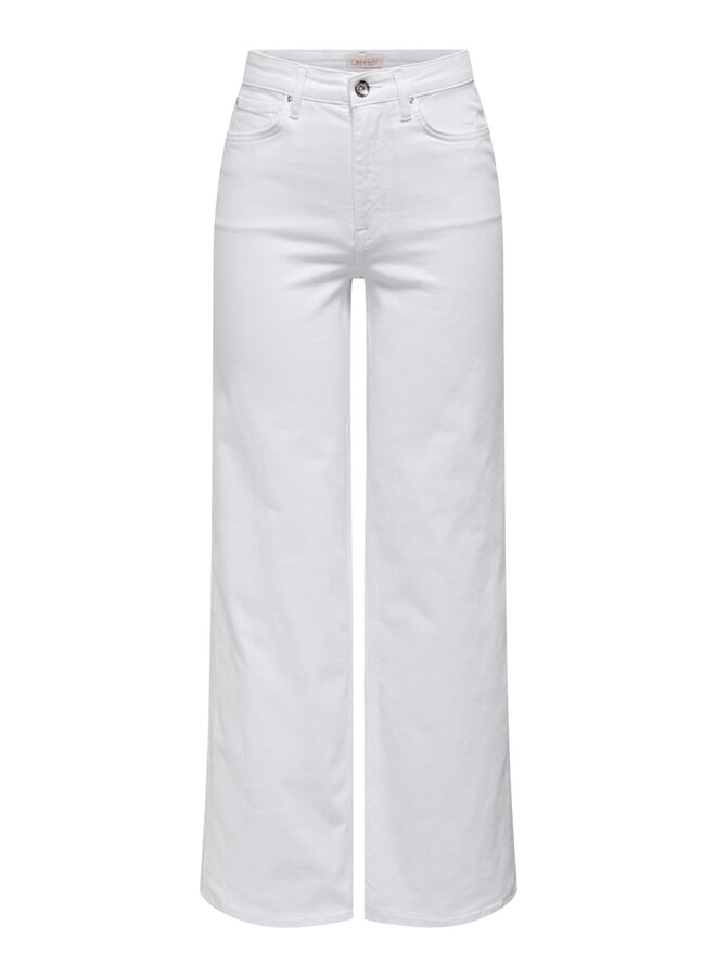 Only Wide Leg Jeans 15310632 - White